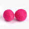 DIY Doll Craft Wool Felt Ball, Craft Decoration, Fuchsia, 18~23mm