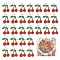 SUNNYCLUE 1 Box 60Pcs Red Cherry Charms Cherry Charm Bulk Fruit Kawaii Red Cute Mini Enamel Alloy Cartoon Sweet Food Berries Charms for Jewelry Making Charms Earrings Necklace Bracelets DIY Crafts