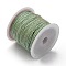 12-Ply Polyester Cords, Round, Dark Sea Green, 0.8mm, about 27.34 Yards(25m)/Roll