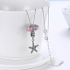 925 Sterling Silver Pendant Necklaces NJEW-BB18225-6
