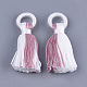 Polycoton (polyester coton) gland grand pendentif décorations FIND-S302-02C-2