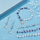 SuperZubehör 3 Strang handgefertigte Edelstein-Chips-Perlenketten für die Herstellung von Halsketten-Armbändern AJEW-FH0002-09-2