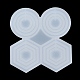 Moules en silicone pour pendentifs hexagonaux/ronds/anneaux SIMO-R002-04-5