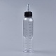 Bottiglia vuota di plastica trasparente per animali domestici TOOL-WH0090-02B-1