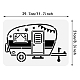 BENECREAT Camping Reusable Drawing Stencils DIY-WH0396-0047-2