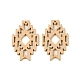 Подвески из окрашенного дерева тополя WOOD-S060-01B-1