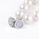 Shell collane di perle perline NJEW-I224-B02-4
