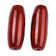 樹脂ビーズ  天然石風  バレル  暗赤色  40x15mm  穴：2.8~3mm RESI-N034-09-L02-1