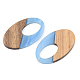 Colgantes de resina y madera de nogal RESI-S389-005A-3