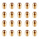 Unicraftale 50 Stück Barrel lose Perlen goldene Metallperlen Edelstahlperlen 4 mm Mini-Armband Perlen 2 mm Loch Abstandsperlen für Schmuck machen Zubehörse DIY STAS-UN0005-06G-6