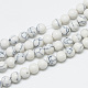 Chapelets de perle en howlite synthétiques G-T053-10mm-01-1-1