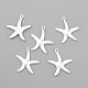 Starfish/Sea Stars Brass Pendants KK-L134-11S-2