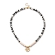 Colliers pendentif perles en pâte polymère heishi NJEW-JN02967-02-1