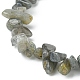 3 Stück 3-teiliges Stretch-Armband-Set mit natürlichen gemischten Edelsteinsplittern und Perlen für Damen BJEW-FZ00004-4