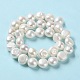Fili di perle di perle d'acqua dolce coltivate naturali PEAR-E018-69-3