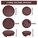 FINGERINSPIRE 2PCS Round Wood Display Stand (Brown ODIS-WH0027-044-2