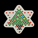 Modelo del árbol de navidad de los abalorios cuadrados melty diy funde abalorios conjuntos: los hama beads DIY-R064-13-3