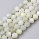 Brins de perles de lune blanche G-G945-01-12mm-1
