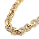 Infinity Cubic Zirconia Bracelets & Necklaces Jewelry Sets SJEW-M098-02G-3