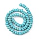 Chapelets de perles en turquoise synthétique TURQ-G109-8x5mm-06-3