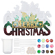 Рождественская подвеска для планшета «сделай сам» висит набор силиконовых форм DIY-OC0003-17-1