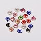 Shining Garment Accessories Flower Brass Grade A Rhinestone Findings Cabochons RB-S022-M-1