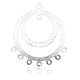 Ring Tibetan Style Alloy Chandelier Component Links PALLOY-J659-67AS-2