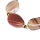 Agate à bandes naturelles / brins de perles d'agate à rayures G-L544-009-3