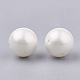 Perles d'imitation en plastique écologique MACR-T019-6mm-2