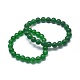 Stretch-Armbänder aus natürlicher malaysischer Jade (gefärbt). BJEW-K212-A-013-1