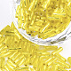 Cuentas de semillas de vidrio de corneta retorcidas de grado a SEED-S021-01B-07-1