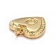 Rack Plating Real 18K Gold Plated Brass Pendants KK-E260-01G-Q-3