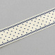 Étoiles simple face polyester imprimé ruban gros-grain OCOR-S027-16mm-01-1