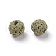 Perles de pierre de lave naturelle non cirées G-F325-8mm-A11-2