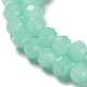 Brins de perles de verre imitation jade peints au four DGLA-A034-J10mm-A22-5