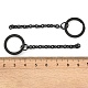 Ионное покрытие (ip) 304 нержавеющая сталь разъемные застежки для ключей STAS-L226-009A-B-3