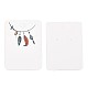 Cardboard Earring Display Cards CDIS-WH0013-05A-2