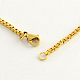 304 Stainless Steel Box Chain Necklaces X-NJEW-R223-01-3
