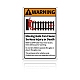 UV Protected & Waterproof Aluminum Warning Signs AJEW-WH0111-K23-1