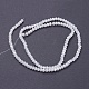 Electroplate Glass Beads Strands X-EGLA-R048-3mm-36-2