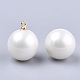 Perle di perle imitazione plastica abs ecologica MACR-S367-D-07-3