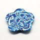 Handmade Polymer Clay Flower Pendants CLAY-Q217-12-3