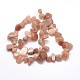 Natürliche sunstone Perlen Stränge X-G-O050-12-2