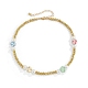 100 pièces 10 couleurs perles de verre tchèques transparentes GLAA-CJ0001-57-10