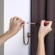 Zinc Alloy U Shape Hook Hangers Curtain SW-TAC0002-08B-5
