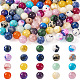 Kissitty 100pcs 20 perles de pierres précieuses mélangées naturelles de style G-KS0001-07-1