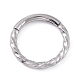 Creolen mit verdrehtem Ring für Mädchenfrauen STAS-D453-01P-02-1