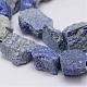 Grezzi grezzi naturali lapis lazuli perline fili G-E343-13-3