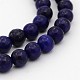 Natural Lapis Lazuli Round Bead Strands G-E252-12-12mm-1