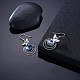 925 Sterling Silver Dangle Earrings EJEW-BB30630-5